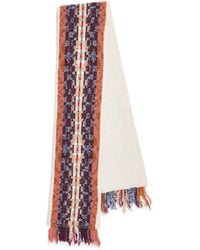Dries Van Noten - Wool-Blend Fringed Scarf - Lyst