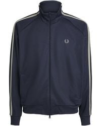 Fred Perry - Embroidered Taped Track Jacket - Lyst