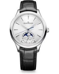 Jaeger-lecoultre - Stainless Steel Master Ultra Thin Moon Watch - Lyst