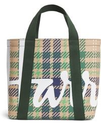 Harrods - Mini Tartan Check Tote Bag - Lyst