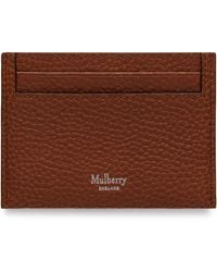 Mulberry - Grained Leather Card Holder - Lyst