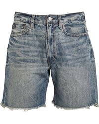 Polo Ralph Lauren - Frayed Denim Shorts - Lyst
