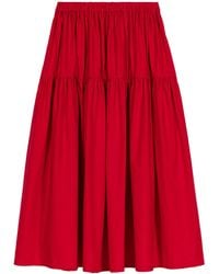 Maje - Gathered Maxi Skirt - Lyst