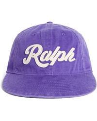 Polo Ralph Lauren - Cotton Twill Felt Logo Baseball Cap - Lyst