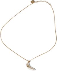 Miu Miu - Pearlised Pendant Necklace - Lyst