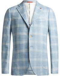 Isaia - Single-Breasted Blazer - Lyst