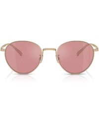 Oliver Peoples - Round Rhydian Sunglasses - Lyst