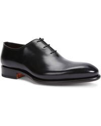 Santoni - Leather Carter Oxford Shoes - Lyst