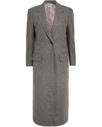 Thom Browne - Wide-Lapel Overcoat - Lyst