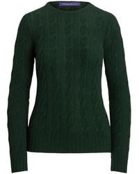 Ralph Lauren - Cashmere Cable-Knit Sweater - Lyst
