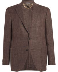 Corneliani - Virgin Wool-Blend Blazer - Lyst
