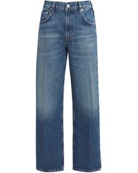 Citizens of Humanity - Tuxedo-Detail Lindz Low-Rise Straight Jeans - Lyst
