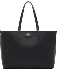 Burberry - Medium Leather Reversible Bloomsbury Tote​ Bag - Lyst