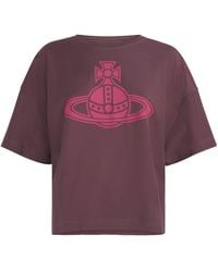Vivienne Westwood - Cotton Orb Logo T-Shirt - Lyst