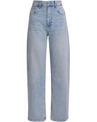 PAIGE - Arellia Skimmer Barrel-Leg Jeans - Lyst