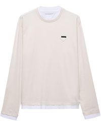 Prada - Cotton Long-Sleeve T-Shirt - Lyst