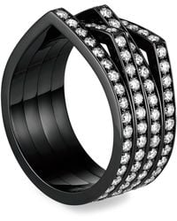 Repossi - And Diamond Antifer 4-Band Ring - Lyst