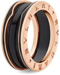 BVLGARI - And Ceramic B.Zero1 Two-Band Ring - Lyst