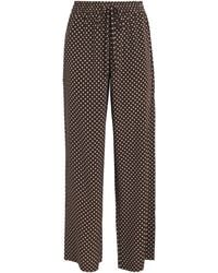 Matteau - Silk Wide-Leg Trousers - Lyst