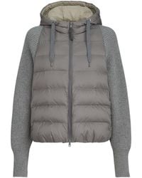 Brunello Cucinelli - Down Water-Resistant Padded Jacket - Lyst