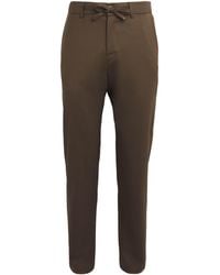 Canali - Stretch-Wool Drawstring Trousers - Lyst