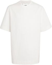 Jil Sander - Cotton Oversized T-shirt - Lyst