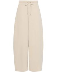 Max Mara - Jersey Drawstring Sweatpants - Lyst