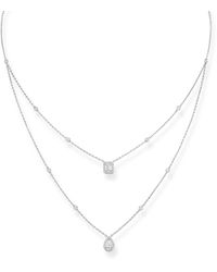 Messika - My Twin And Diamond Layered Necklace - Lyst