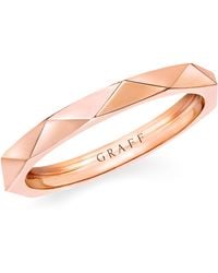 Graff - Rose Gold Laurence Signature Band (2.3mm) - Lyst