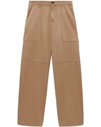 Loewe - Cotton-Blend Cargo Trousers - Lyst
