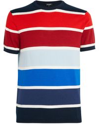 Ron Dorff - Cotton Knitted Stripe T-shirt - Lyst