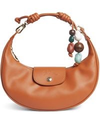 Longchamp - Medium Leather Le Pliage Xtra Shoulder Bag - Lyst