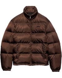 Prada - Cacao-Coloured Down Jacket - Lyst