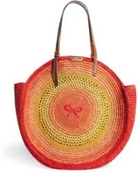 Anya Hindmarch - Large Raffia Round Tote Bag - Lyst