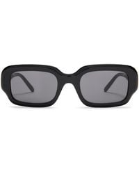 Loewe - Acetate Rectangular Slim Sunglasses - Lyst