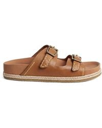 Polo Ralph Lauren - Leather Turbach Sandals - Lyst