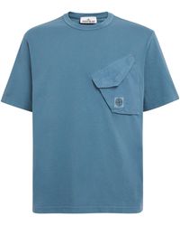 Stone Island - Cotton Compass Pocket T-Shirt - Lyst