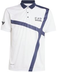 EA7 - Tennis Pro Polo Shirt - Lyst