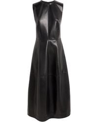Nanushka - Faux Leather Ilesha Midi Dress - Lyst