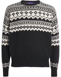 Ralph Lauren - Cashmere Jacquard Sweater - Lyst