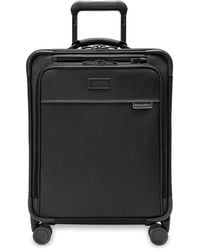 Womens Bags Luggage and suitcases Briggs & Riley Synthetic Global Carry-on Spinner Shell Suitcase 53.3cm in Black 