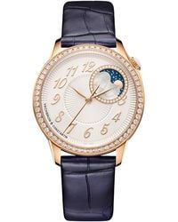 Vacheron Constantin - And Diamond Égérie Moon Phase Watch - Lyst