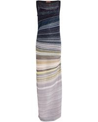 Missoni - Lamé Embellished Stripe Maxi Dress - Lyst