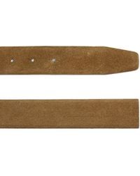 Giorgio Armani - Suede Reversible Belt Strap - Lyst