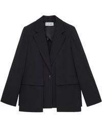 Loewe - Wool Deconstructed Blazer - Lyst
