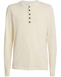 Citizens of Humanity - Cotton Henley Long-sleeve T-shirt - Lyst