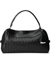 Ralph Lauren - Leather Braided The Ralph Shoulder Bag - Lyst