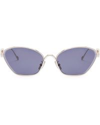 Loewe - Anagram Hexagonal Sunglasses - Lyst
