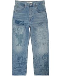 DOMREBEL - Homework Straight-leg Jeans - Lyst
