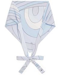 PUCCI - Silk Iride Print Bandana - Lyst